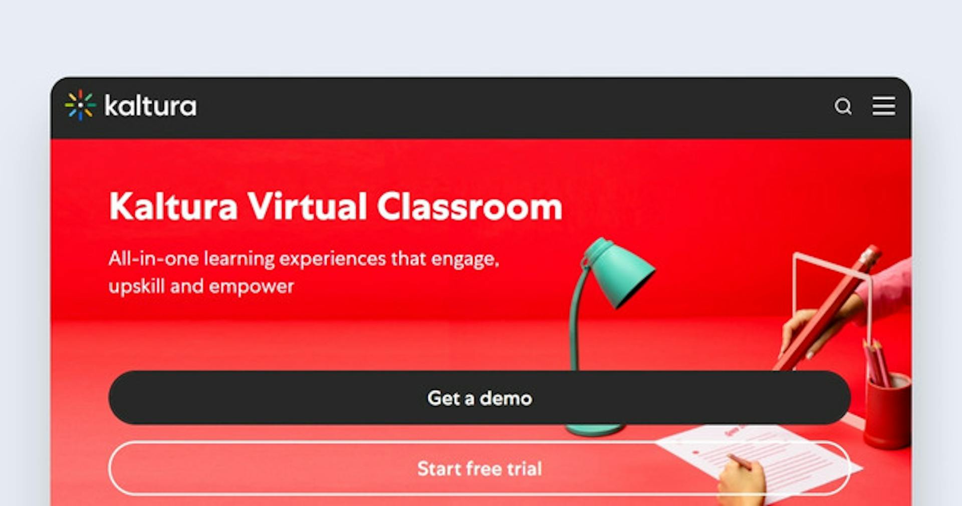 Virtual classroom platform - Kaltura