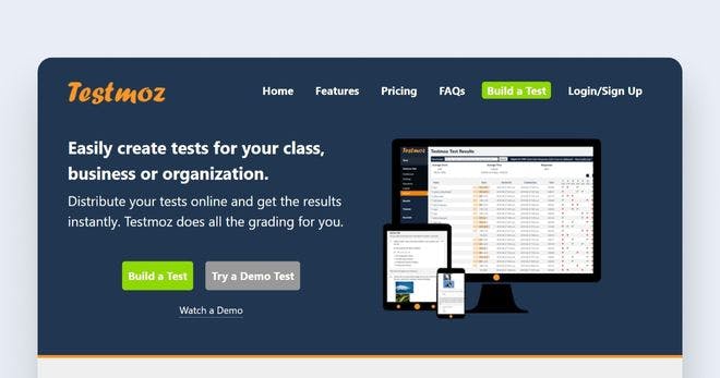 Multiple choice test creator software - Testmoz