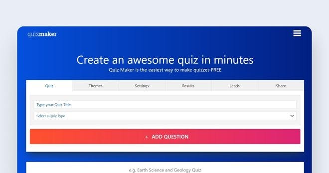 Multiple choice test creator software - Quiz Makers