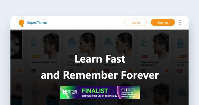 Spaced repetition website - SuperMemo