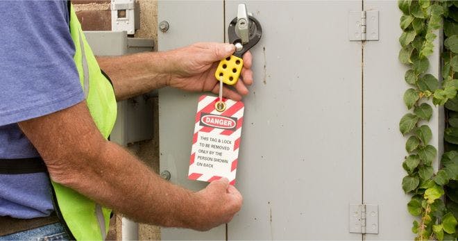 Construction safety topics - Lockout/tagout