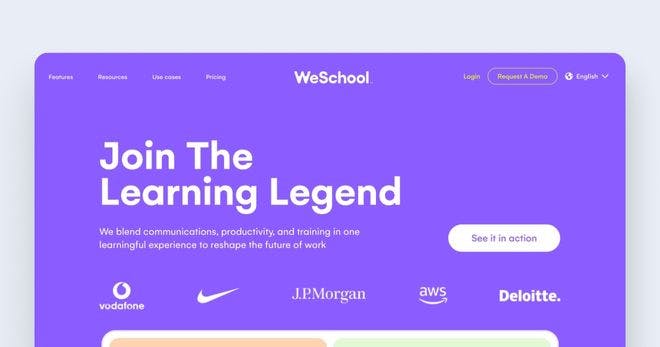 Best learning management software - WeSchool