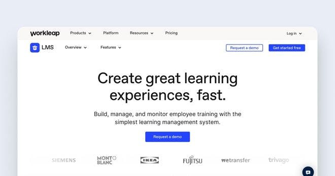 Best learning management software - Workleap