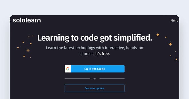 Artificial intelligence learning app - Sololearn