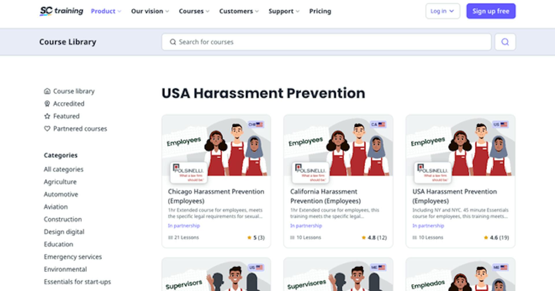 Harassment prevention training - SC Training Course Library