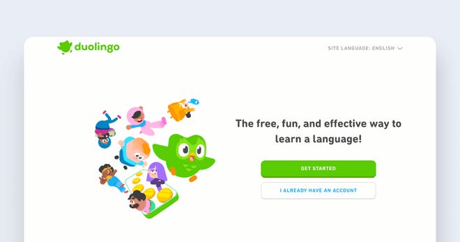 Application éducative gratuite - Duolingo