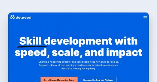 Best AI platform - Degreed