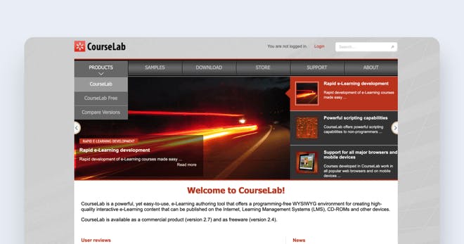 Logiciel de création de cours en ligne - CourseLab