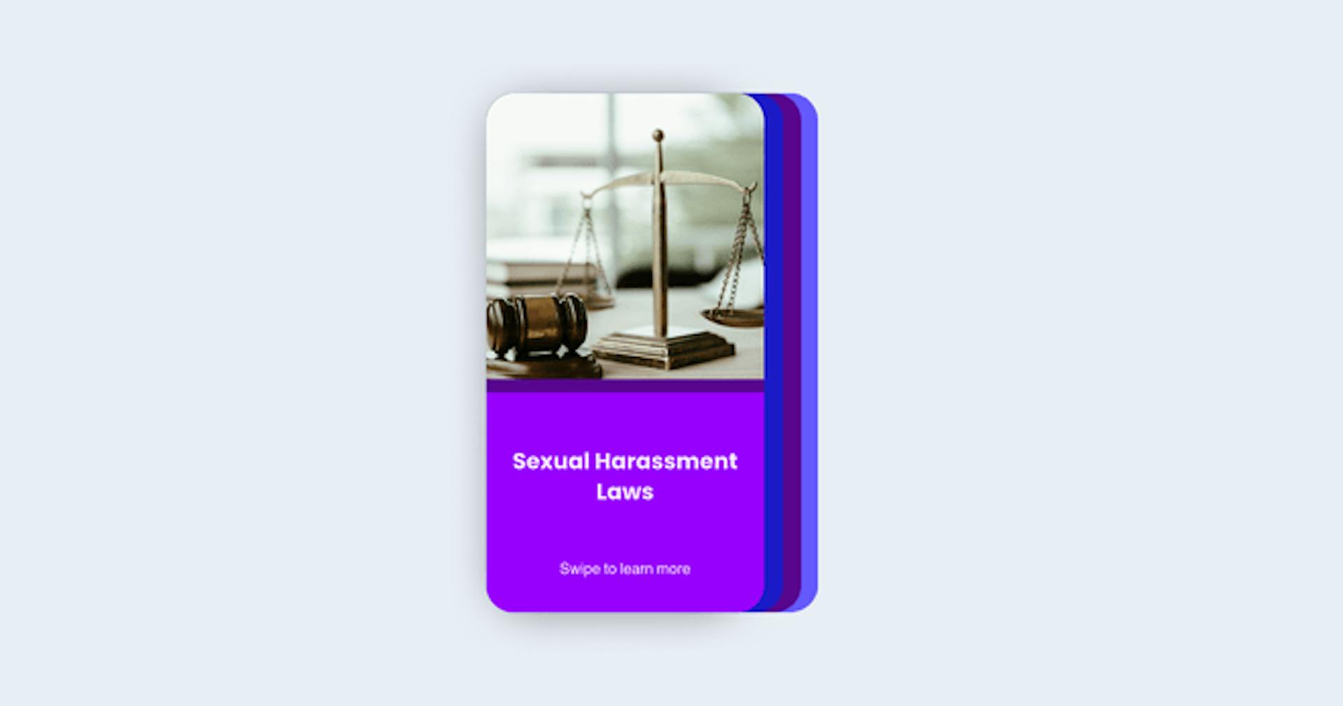 Training on sexual harassment laws