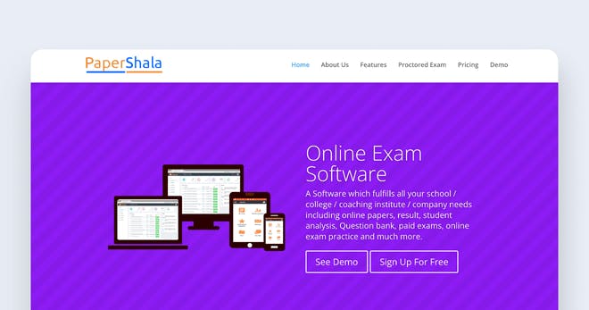 Online quiz platform - PaperShala