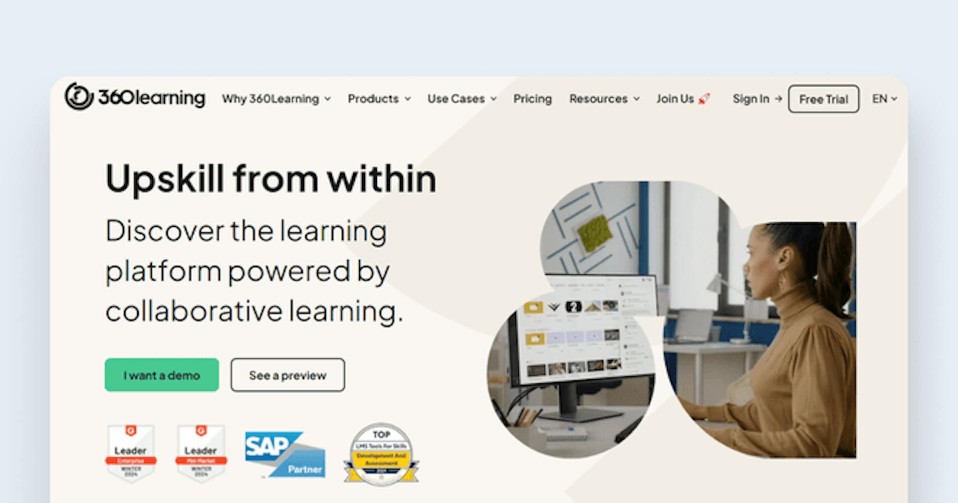 Plateforme de cours en ligne - 360Learning