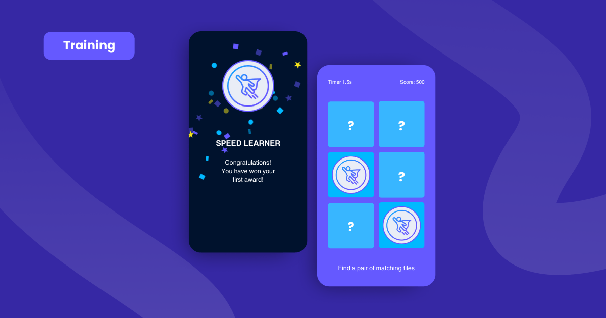 Gamification and achievements on SC Training