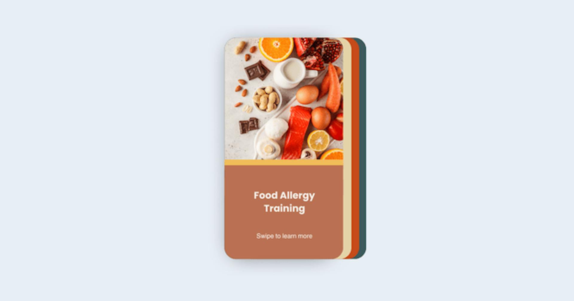 Training on food allergy