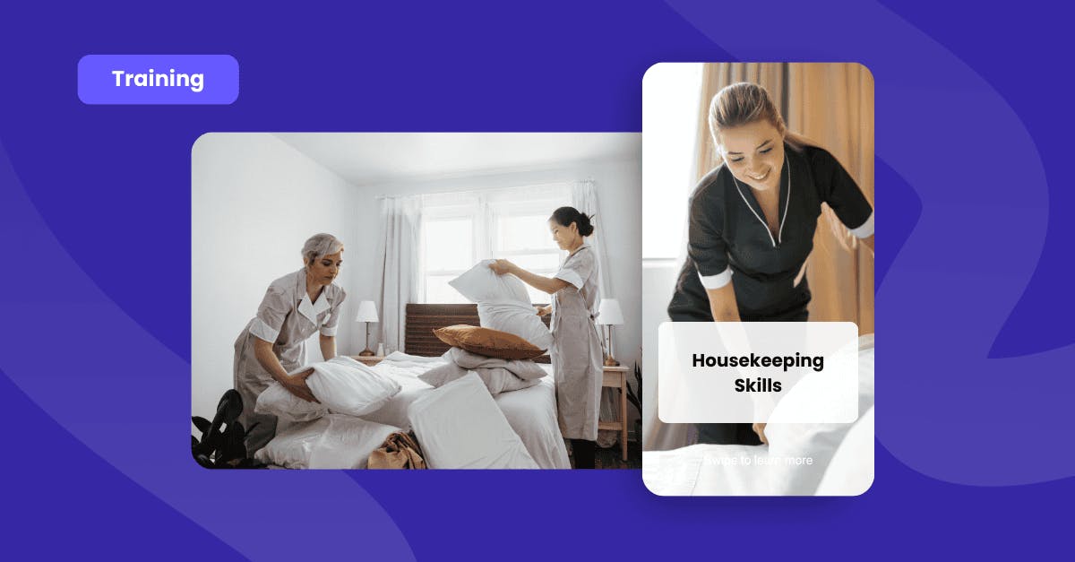 Housekeeping skills course on SC Training