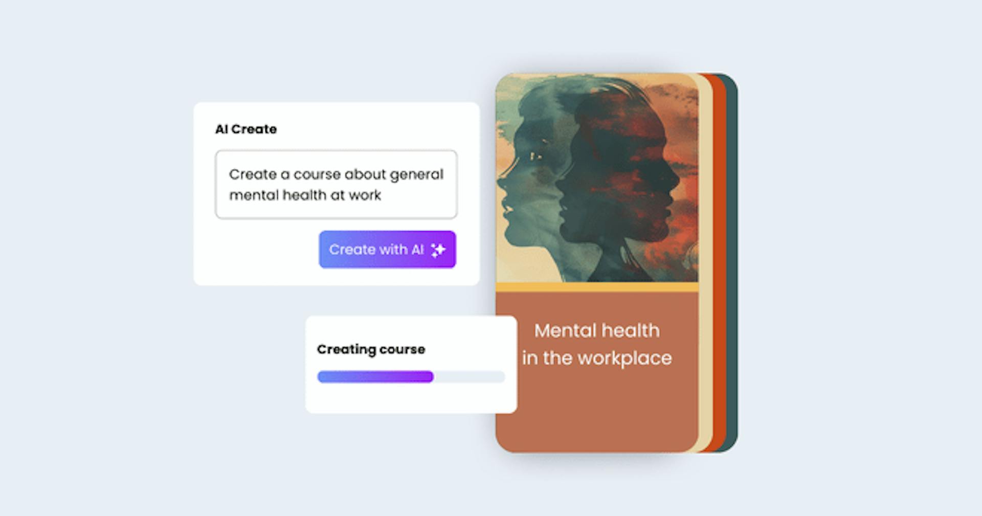 Enterprise learning management system - SC Training Create With AI