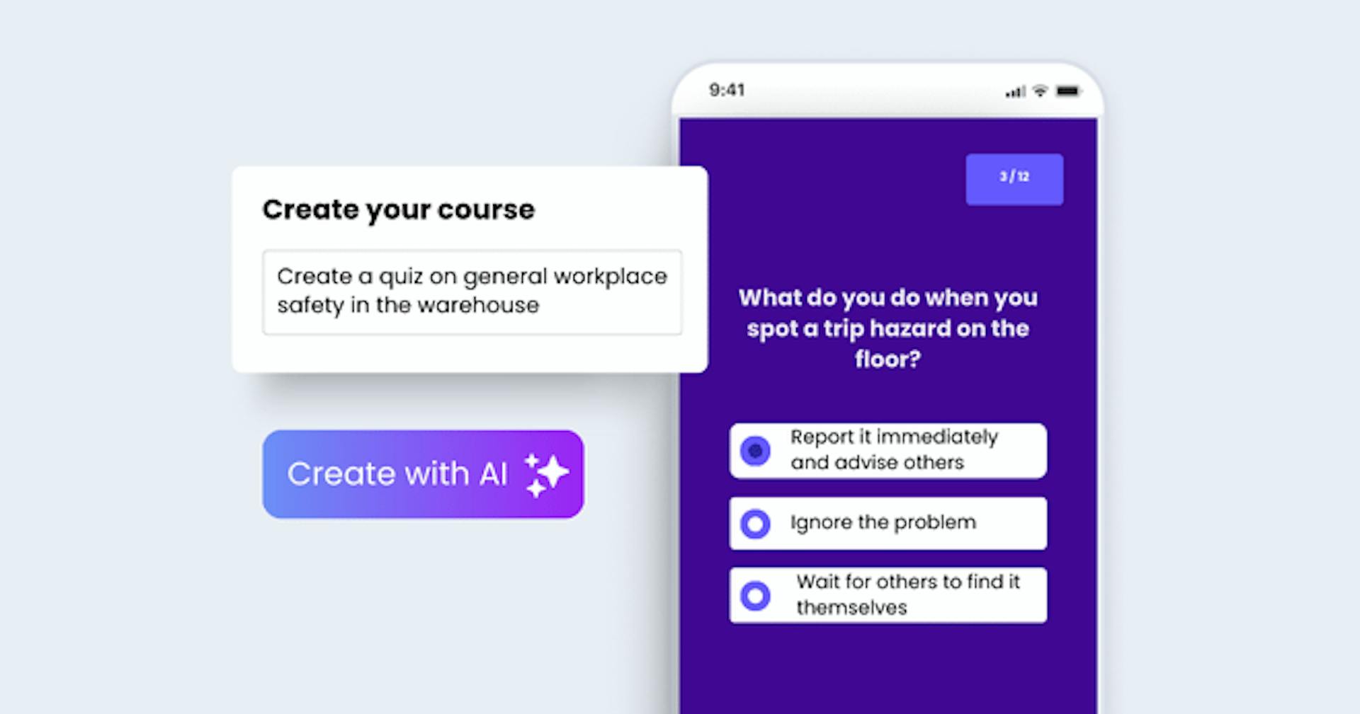 Compliance learning management system - SC Training Create with AI