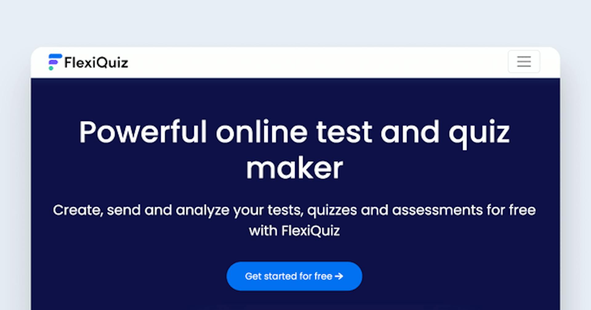 Quiz app maker - FlexiQuiz