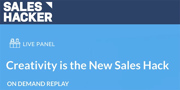 Sales Online Course - Creativity is the New Sales Hack