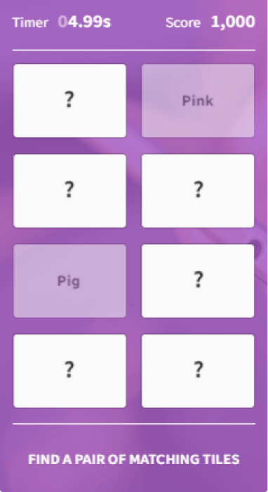 eLearning Game - Image/Word Match