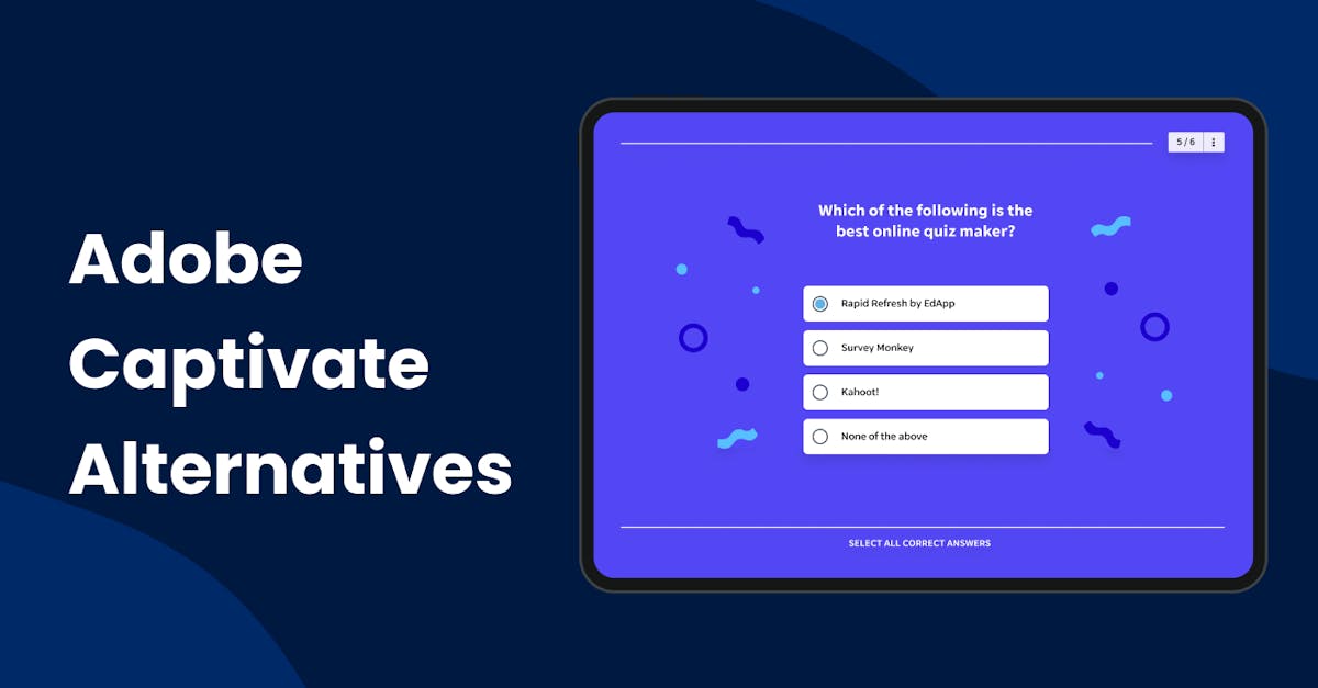 Adobe Captivate Alternatives