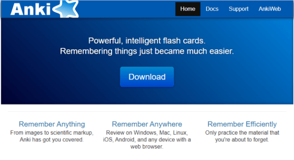 Spaced Repetition Website - Anki