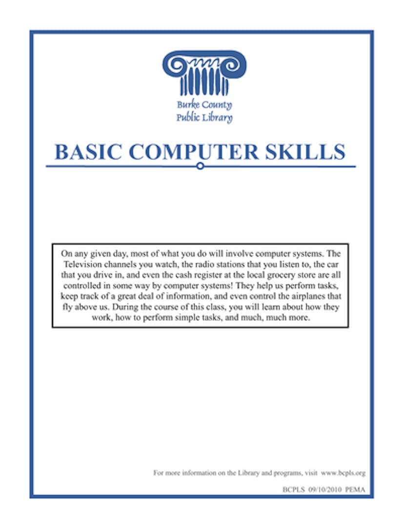 Basic Computer Skills