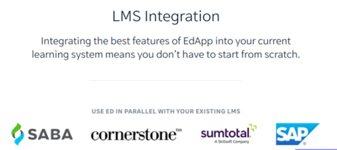 LMS integration