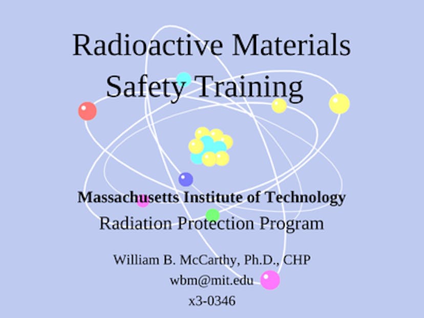 Radiation Safety Training