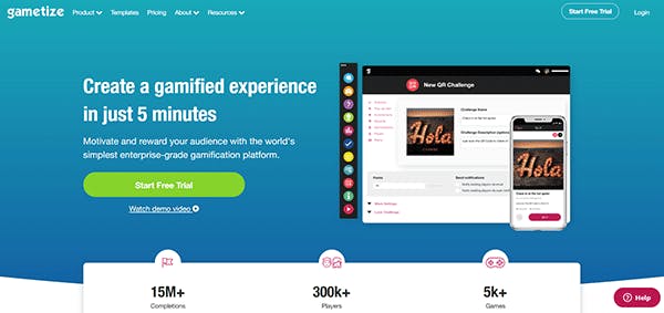 Gamified learning management system - Gametize