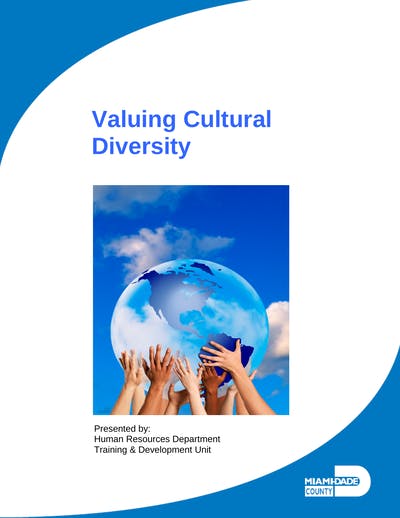 Valuing Cultural Diversity Training