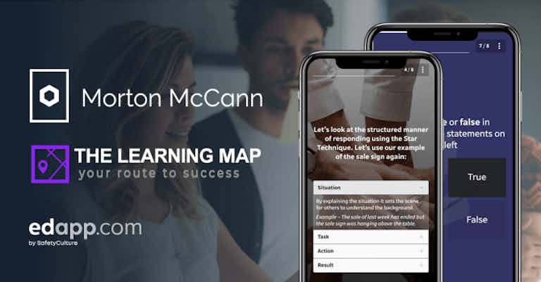 Morton McCann use EdApp blended learning approach to ISO training