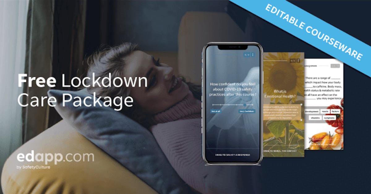 Free courseware: Lockdown Care Package