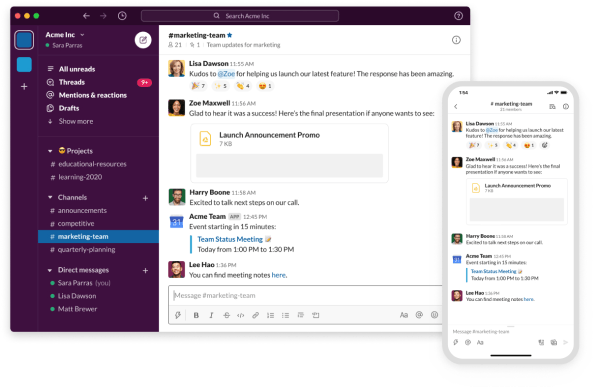 Engagement Tools For Online Learning - Slack