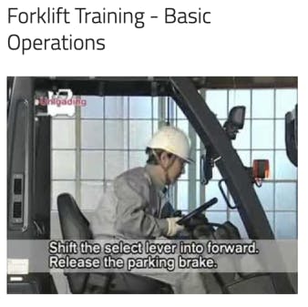 Free Forklift Training Course - Forklift Certificate Institute