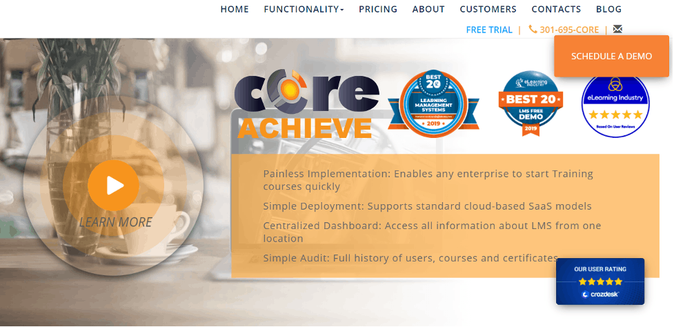 Scorm LMS Software - CoreAchieve