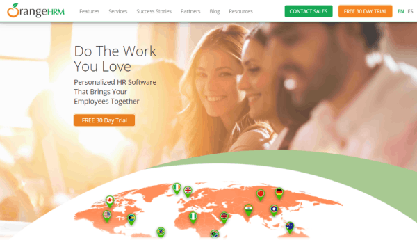 Human Resources Software Open Source - Orange HRM