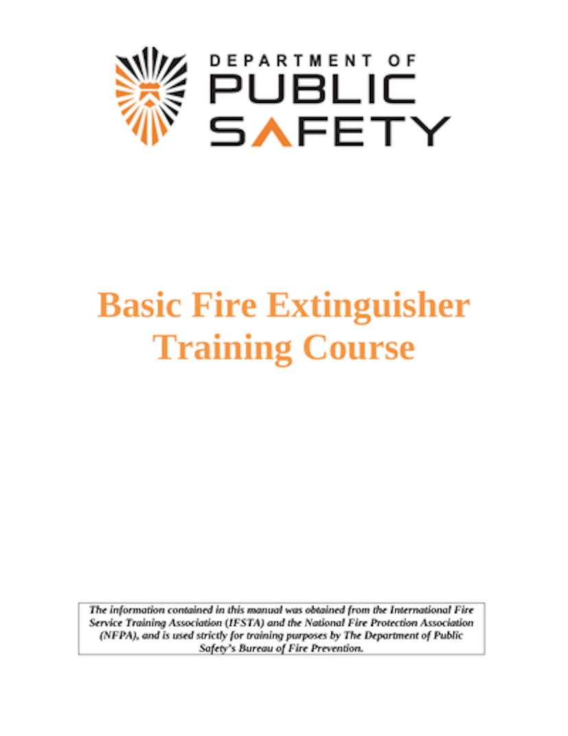 Basic Fire Extinguisher Training Course