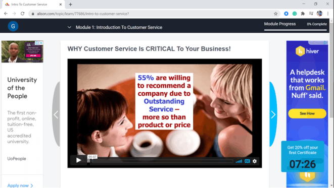 Free customer service training course #7 - Outstanding customer service - your ultimate guide