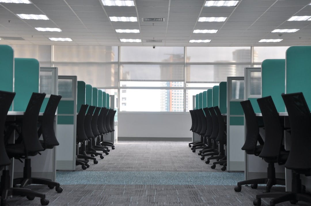 Workplace compliance training - empty office