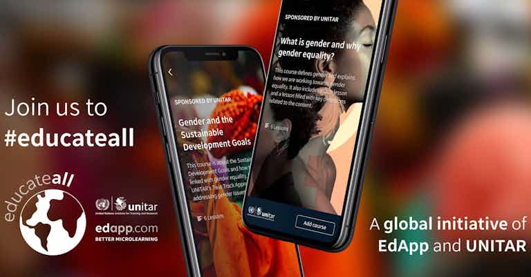 Our Journey to Impact – EdApp X UNITAR launch Educate All