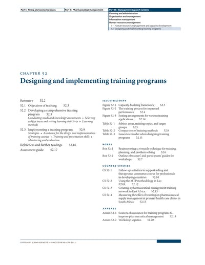 Designing And Implementing Training Programs
