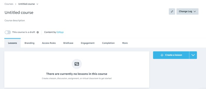 Develop An Online Training Course – Step 3 – Courses Page - Create Courses