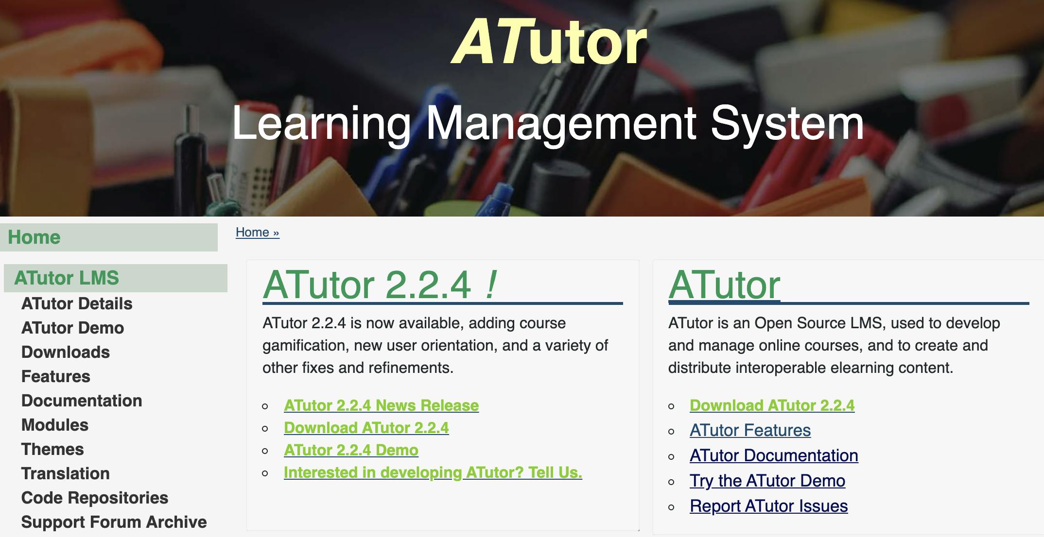 Training Website - AtTutor
