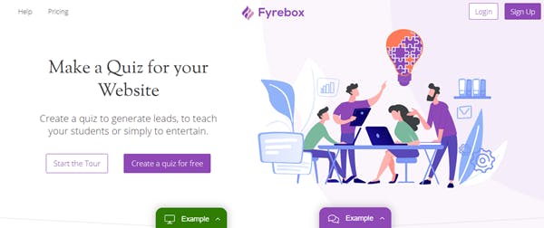 Création de tests en ligne - Fyrebox