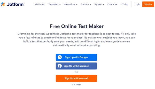 Test Score Generator - Jotform