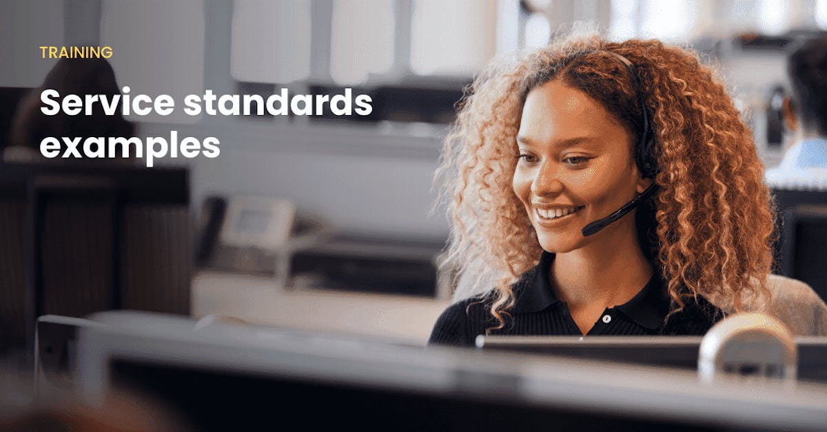 Service standards examples