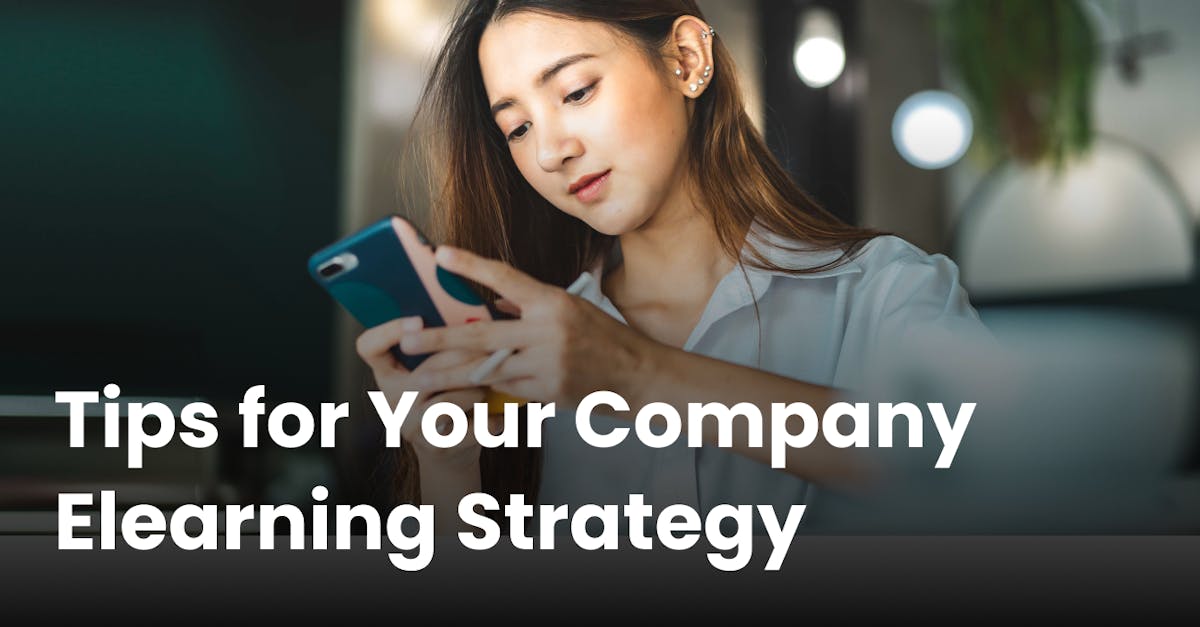 Company Elearning Strategy