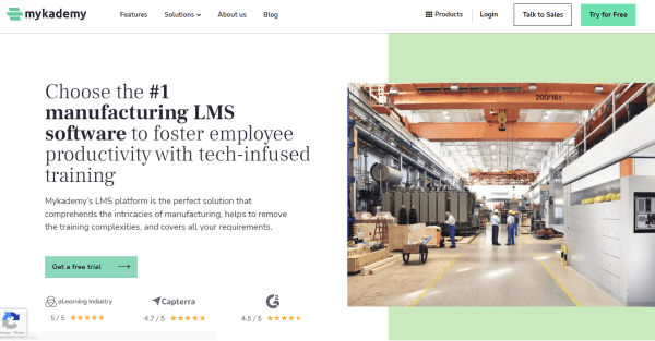 Manufacturing Training Software - Mykademy