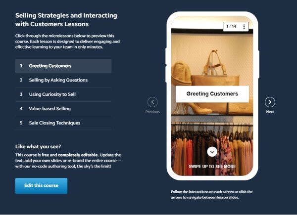 Retail Selling Tips and Techniques - EdApp’s Selling Strategies and Interacting with Customers