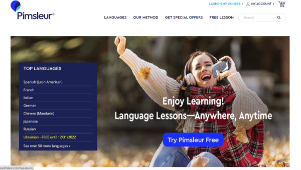 Language Training Tool - Pimsleur